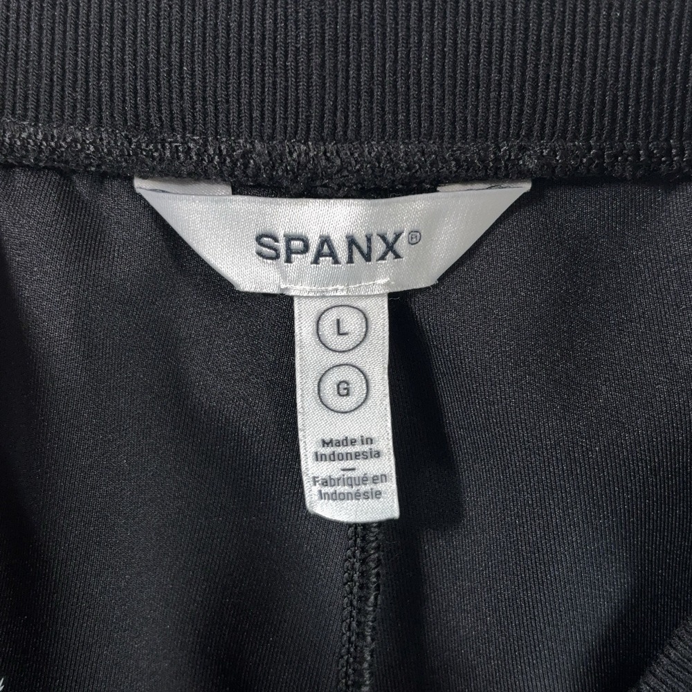 SPANX Carrot Leg Ankle Pants Womens Size Large Black Air Essentials Lounge - Picture 5 of 6